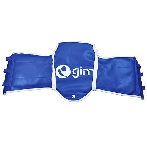 Peto para taekwondo De Vinipiel Doble vista EVA de 16m de grueso con dureza de 65 Pulgadas Gim Talla 4 de 40x105 cm