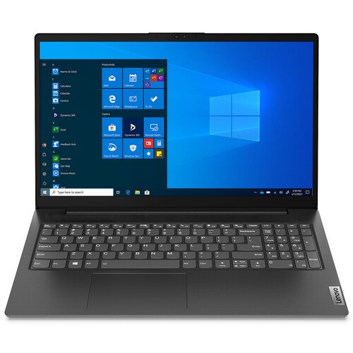 Laptop Lenovo V15 Gen 2 Intel Inside N4500 Ram 4GB Disco SSD 256GB Pantalla 15.6'' - Negro + Diadema + Mochila + Mouse