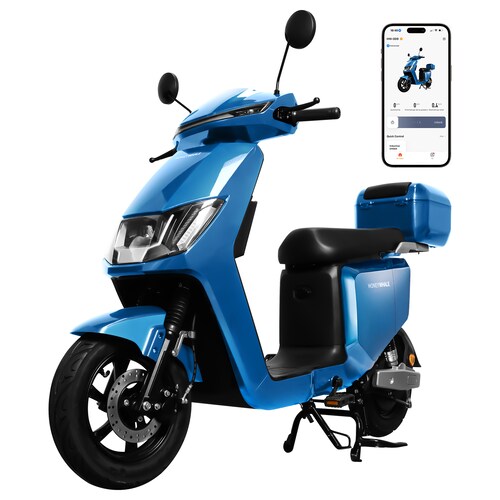 Motobici Eléctrica Honey Whale i009 Azul.