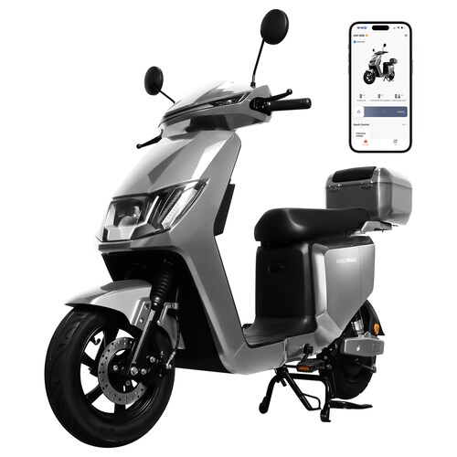 Motobici Eléctrica Honey Whale i009 Gris.
