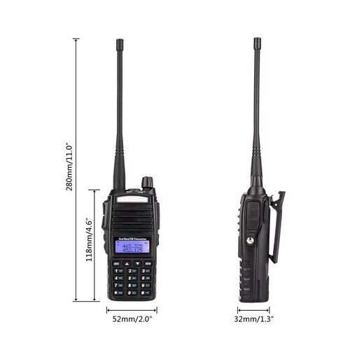 Radio Uv-82 Walkie Talkie Uhf Vhf Uv82