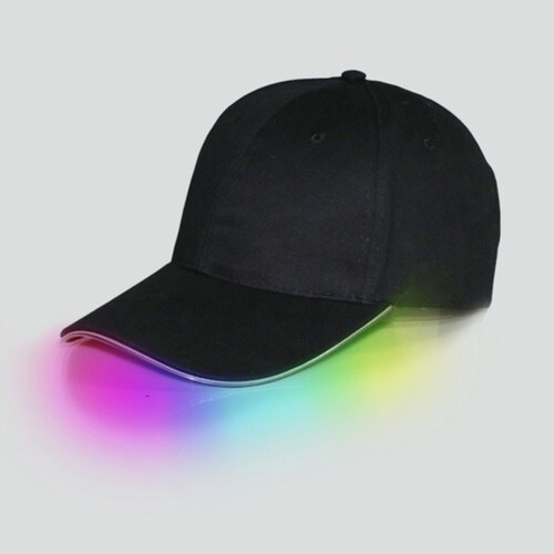 Gorra De Béisbol Luz Led Luminosa De Moda