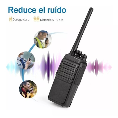 Pack 2 Radios Walkie Talkie Recargable, Con Manos Libres