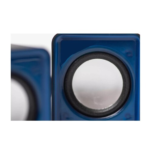 Bocinas Para Pc o Laptop Usb Y Audio 3.5mm Color Azul 