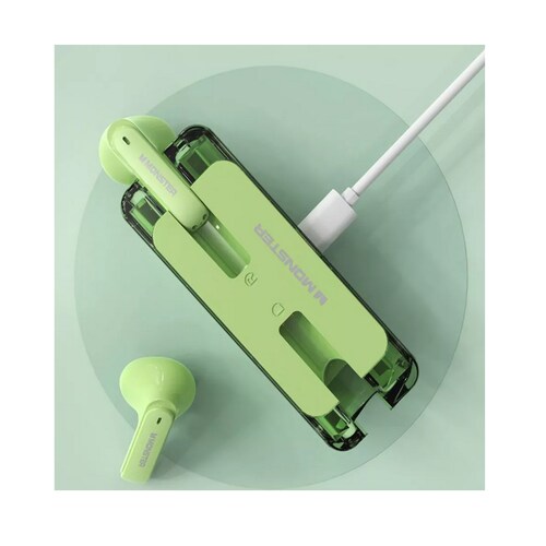 Audífonos Bluetooth Monster Airmars XKT08 Verdes In-Ear Manos Libres Inalambricos