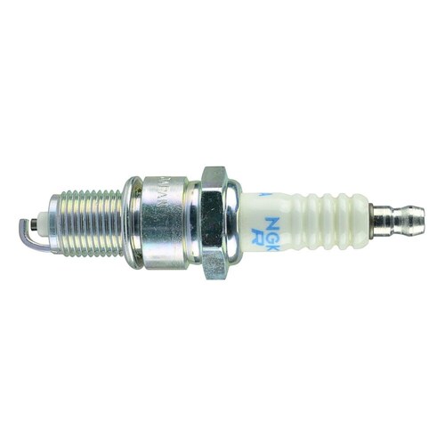 10 Unidades Bujía autommotriz NKG G-POWER para VW, NISSAN, CHR Karlen BPR5EGP Color plata y Blanco