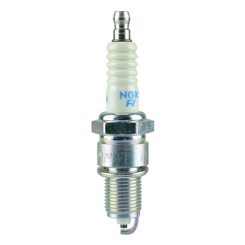 10 Unidades Bujía autommotriz NKG G-POWER para VW, NISSAN, CHR Karlen BPR5EGP Color plata y Blanco
