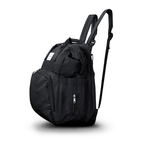 Mochila Pañalera cambiador Multifuncional en color Negro
