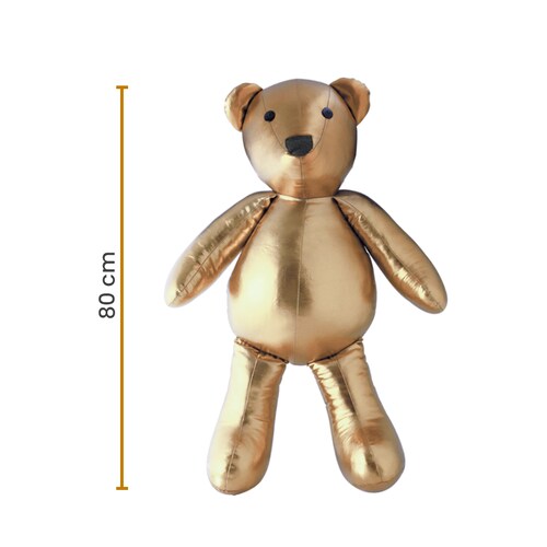 Decoración Navidad Oso de Tela Metalica Tv Ofertas Fredo Adorno Navideño Oso navideño 80 cm