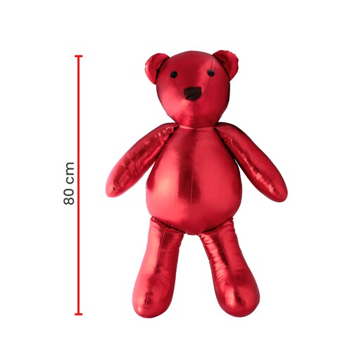 Decoración Navidad Oso de Tela Metalica Tv Ofertas Fredo Adorno Navideño Oso navideño 80 cm