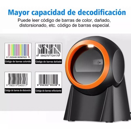 Lector Código Barras Omnidireccional 1d/2d/qr Usb Scanner