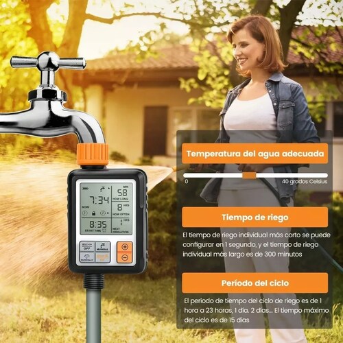 Temporizador De Riego Automático Digital Para Jardín