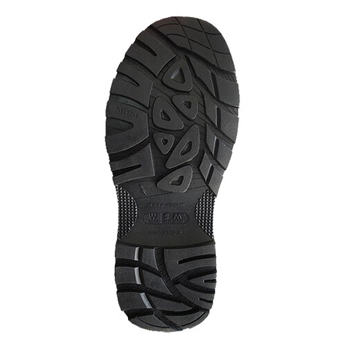 Bota de Seguridad WSM tipo Ropper. Ergonómica con casquillo de Policarbonato. Zapato de Trabajo tipo Petrolera. Es un calzado Industrial muy antiderrapante. Est. Ropper