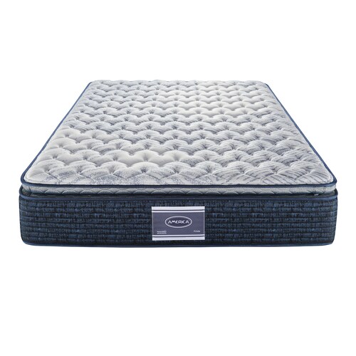 Colchón matrimonial América Frida + Almohadas Atlas + Protector Atlas matrimonial Basics