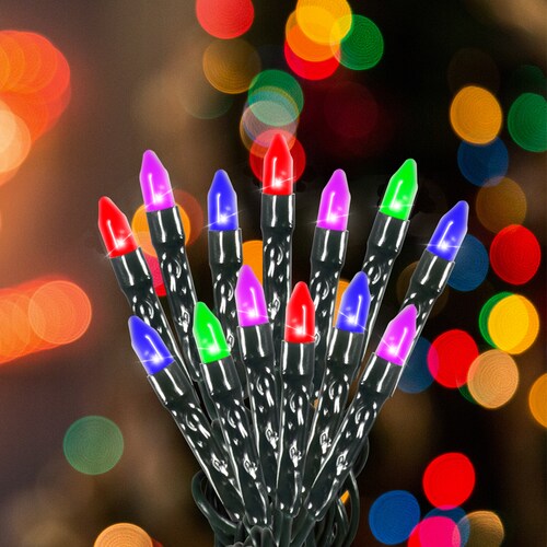 Serie Navideña 140 Led Pico Multicolor 8 Funciones 6.8 Mts