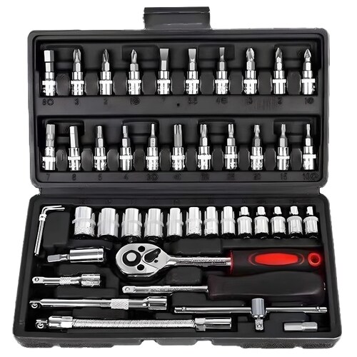 Juego De Herramientas Mecánicas Autocle Dados Acerokit 46pcs