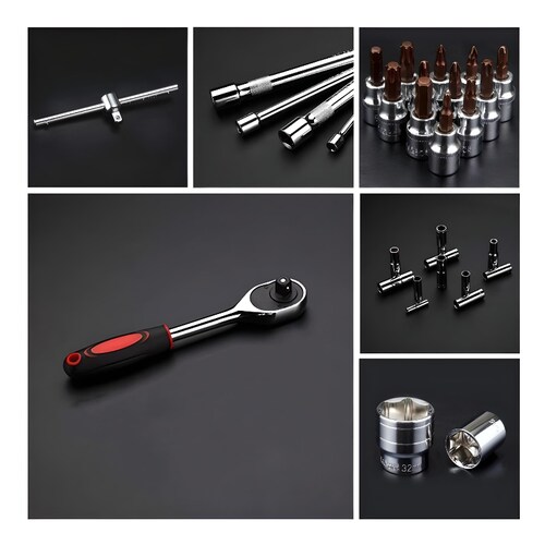 Juego De Herramientas Mecánicas Autocle Dados Acerokit 46pcs