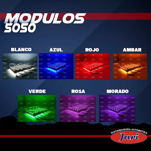 Set Modulo Led 5050 (20 Piezas) Ambar
