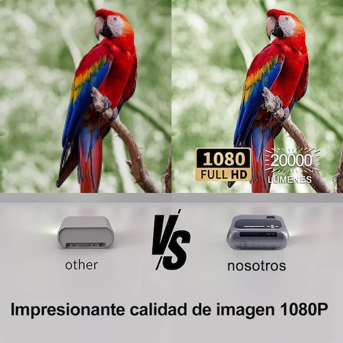 Proyector Profesional Portátil 4k Wifi Full Hd 1080p 9500 Lm