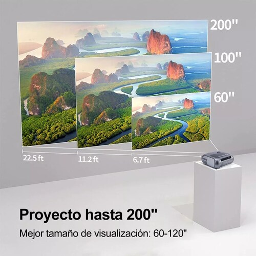 Proyector Profesional Portátil 4k Wifi Full Hd 1080p 9500 Lm