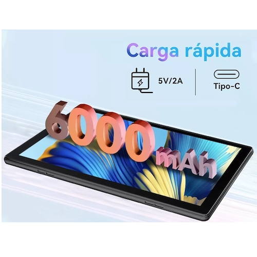 Tablet Con Funda  Pad 10'' Android 64gb+4gb Memoria Ram Azul