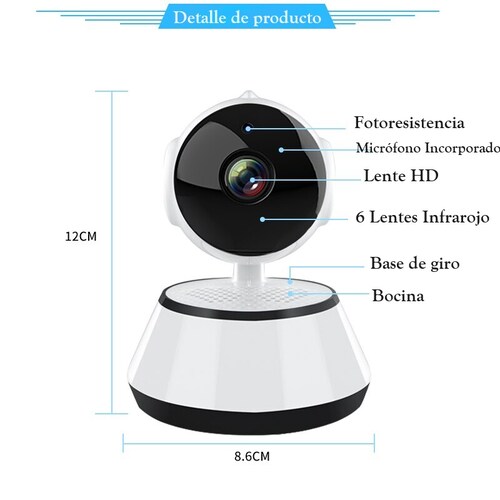 Camara de vigilancia con deteccion de movimiento