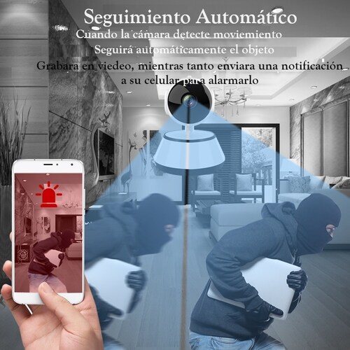 Camara de vigilancia con deteccion de movimiento