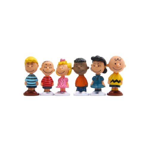 Set De 12 Figuras De Colección Snoopy & Amigos Peanuts
