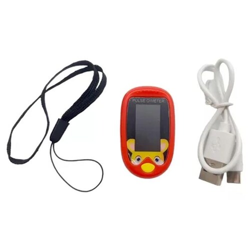 Oxímetro para bebes MXOXK-001-25 1Pza Rojo Rango de Medición 70porciento -99porciento Spo2 30 240BPM mas menos 2BPM o mas menos 2porciento PR, OxiKid