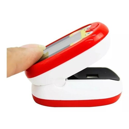 Oxímetro para bebes MXOXK-001-25 1Pza Rojo Rango de Medición 70porciento -99porciento Spo2 30 240BPM mas menos 2BPM o mas menos 2porciento PR, OxiKid