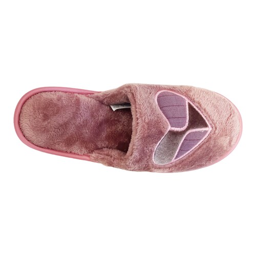 Pantuflas Mujer Rosas Comodas Antiderrapantes 22 Al 26