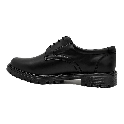 Zapatos Negros Escolares Juvenil Gml De Piel Cómodo 22 Al 26