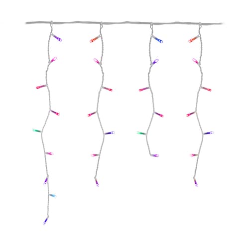 Serie de Luces Decorativa Luz Led Multicolor 150 Focos 8 funciones Cable Transparente 2 m