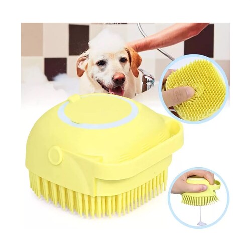 Juego Cepillo Para Baño Perro Mascotas 3pcs Y Toalla Fibra