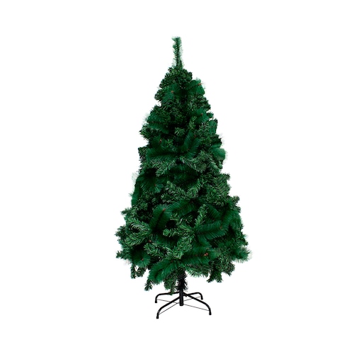 Árbol Pino Navideño Artificial Verde Bandera 150 Cm Altura