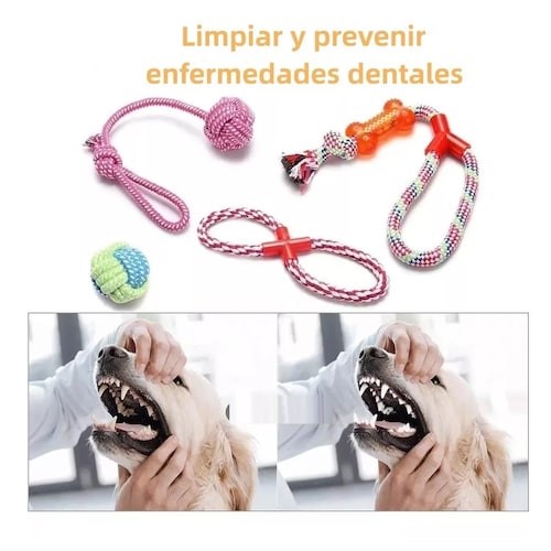Juego De Juguetes Para Mascota 12 Piezas