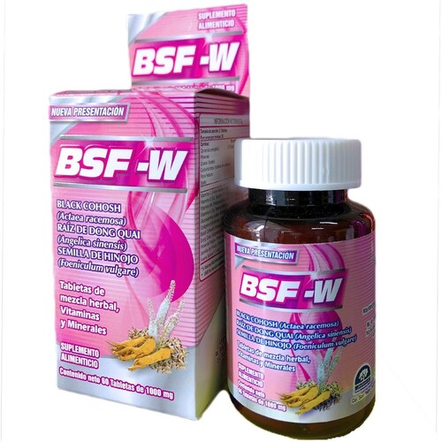 Bsf-w Suplemento Femenino Con Black Cohosh, Semilla De Hinojo Y Raiz De Dong Quai