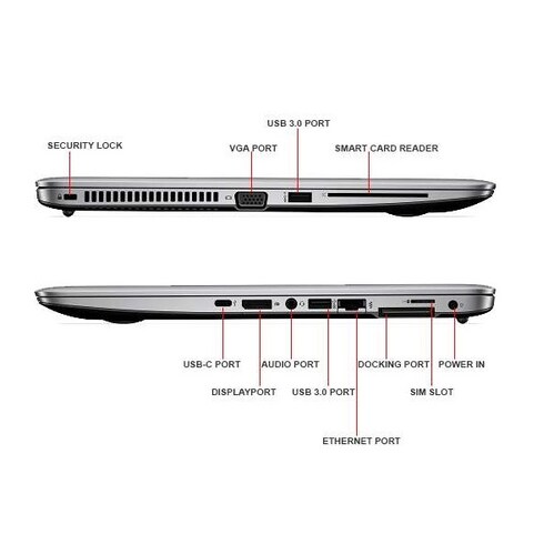 Laptop HP 850 G3, 15.6" TOUCH, Core i5-6ª Gen, 32 GB RAM, 512 GB SSD, Equipo Clase A,REACONDICIONADO