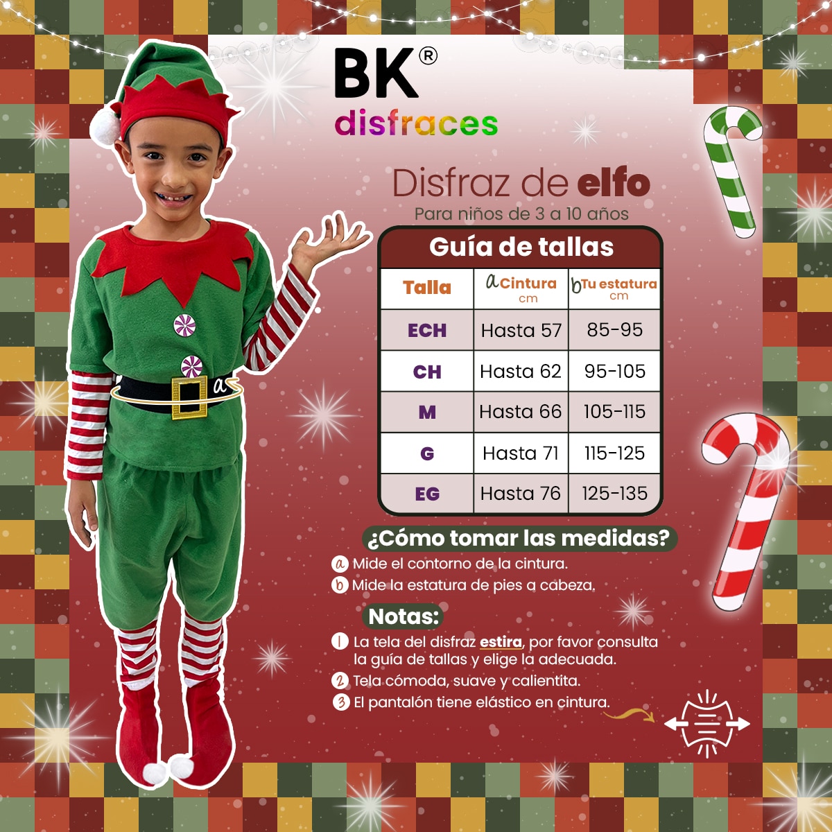 Trajes de duendes navideños para online niños