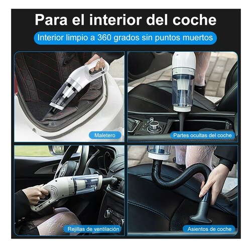 Aspirador De Mano Portátil Inalámbrico Blanca