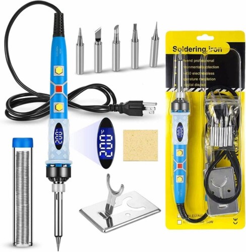Kit De Soldador Eléctrico Herramientas Ajustable 