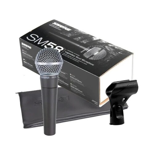 Micrófono Shure SM58-LC Dinámico 