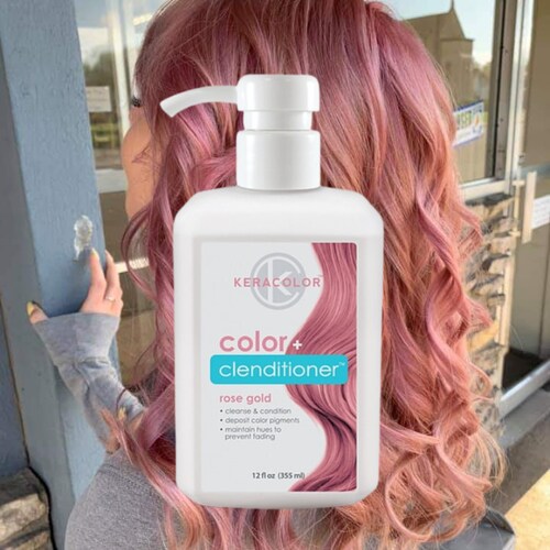 Keracolor Acondicionador Depositador de Color Rose Gold 355ML