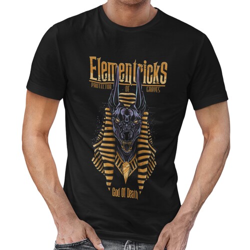 Playera Caballero y Dama Anubis Elementrics Egipcio Cultura