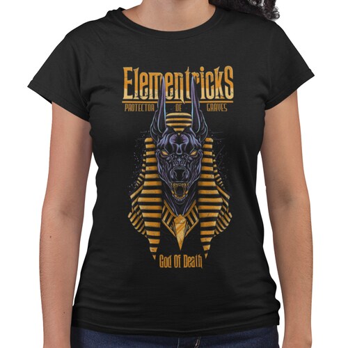 Playera Caballero y Dama Anubis Elementrics Egipcio Cultura