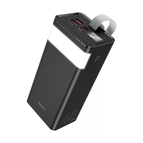 Negro Bank Portátil Carga Rápida 40000 mah Hoco.
