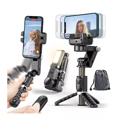 Estabilizador 360 Grados Selfie Para Celular Negro