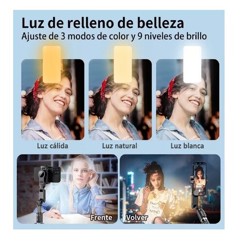 Estabilizador 360 Grados Selfie Para Celular Negro