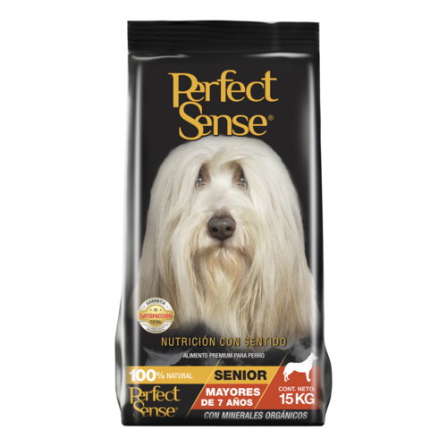 Perfect Sense Senior para Perros Mayores a 7 Años de todas las Razas de 15 Kilos