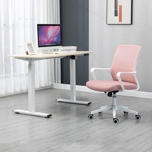 Silla de Oficina Mundo In Vastra Ergonomica Mesh Rosa.